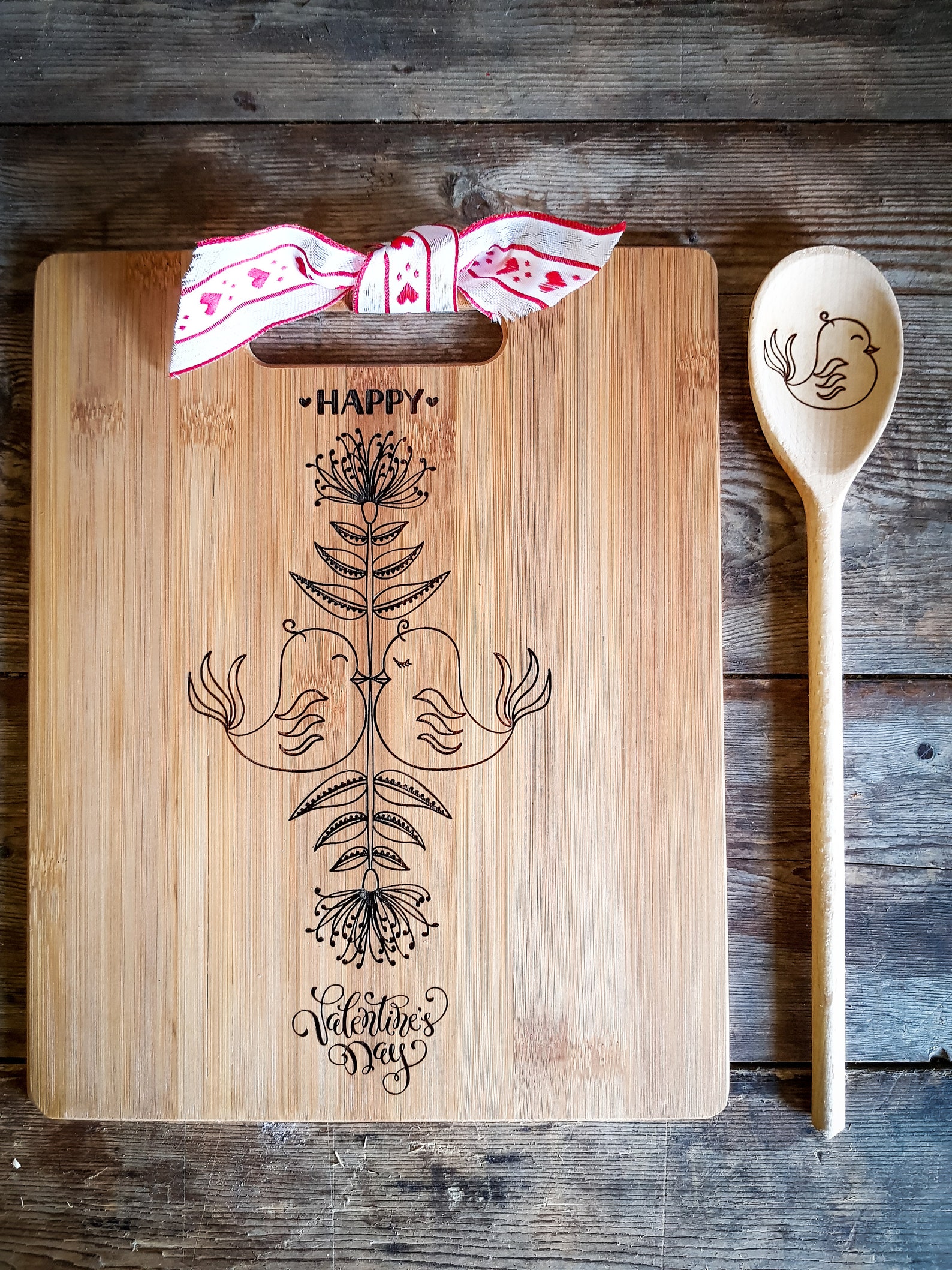 Valentines Chopping Board Valentines personalised chopping Etsy