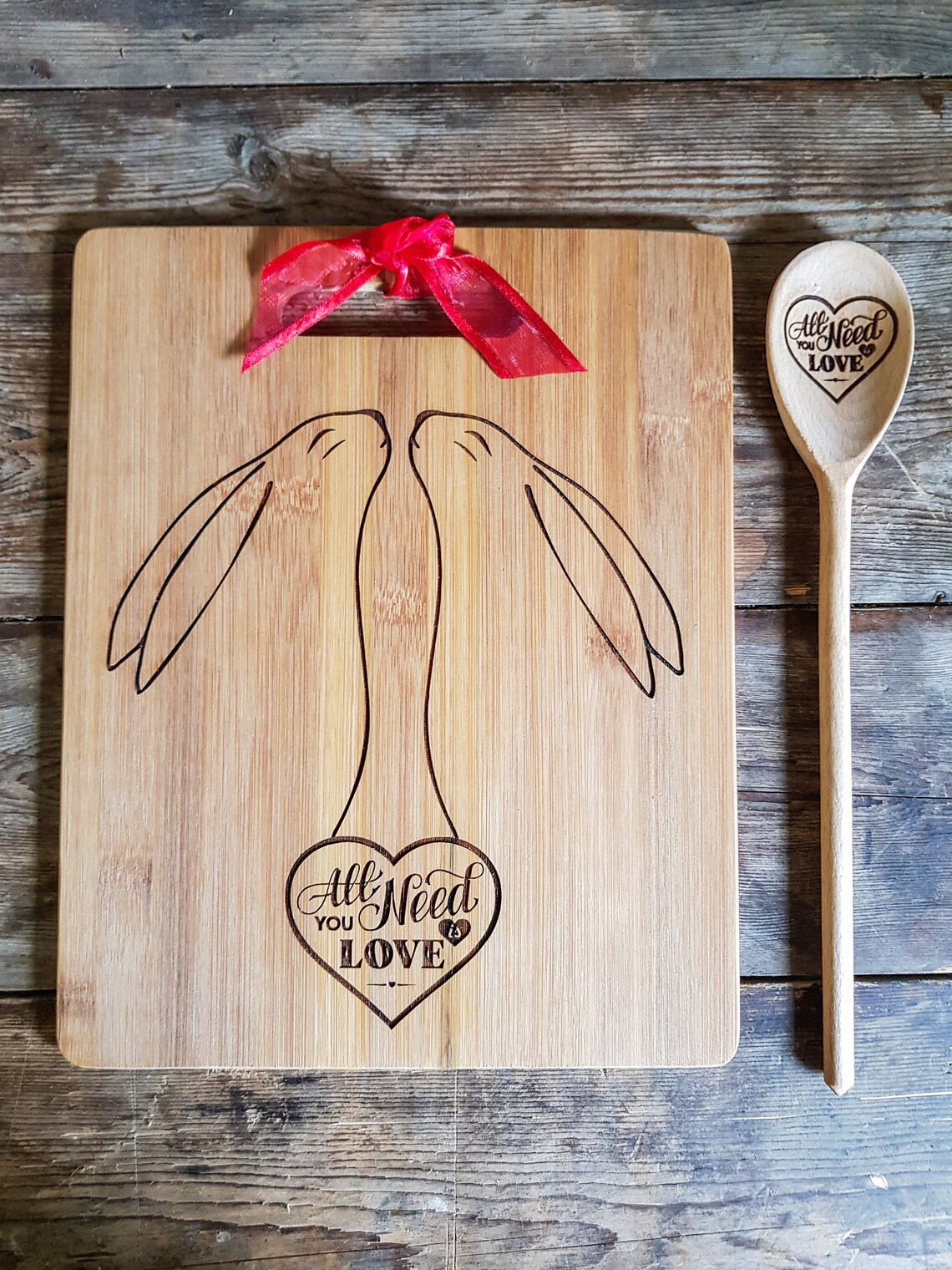 Valentines Chopping Board Valentines personalised chopping Etsy