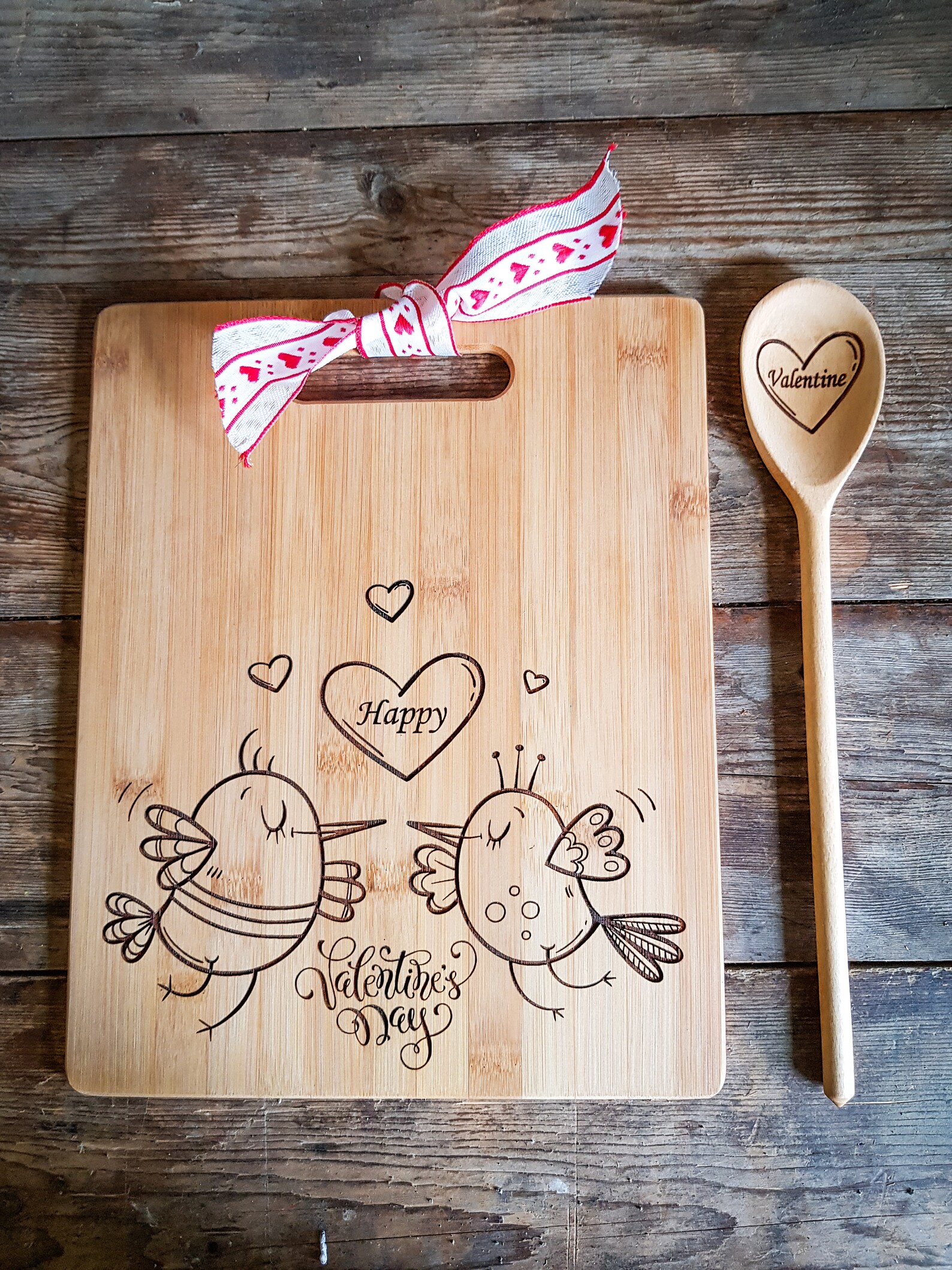 Valentines Chopping Board Valentines personalised chopping Etsy