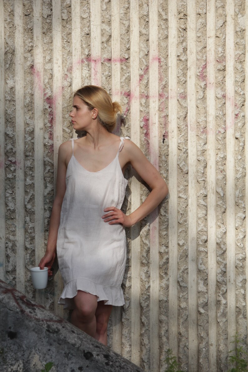 linen night gown