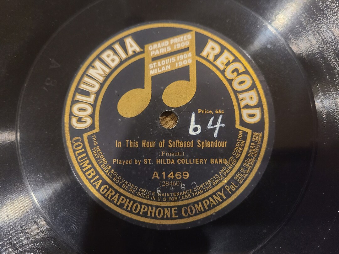 Vintage Record 78rpmin This Hour of Softened Splendourst. Hilda