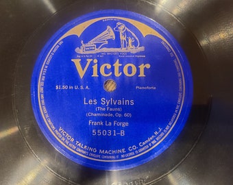 Vintage plaat 78 toeren - Les Sylvains - Frank LaForge - Victor - 55031-B