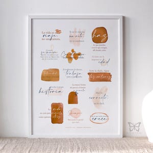 Inspirierte Malerei in Spanien, minimalistische Boho-Kunst für oficina, Malerei in Spanien, einzigartige Malerei für Selbstvertrauen