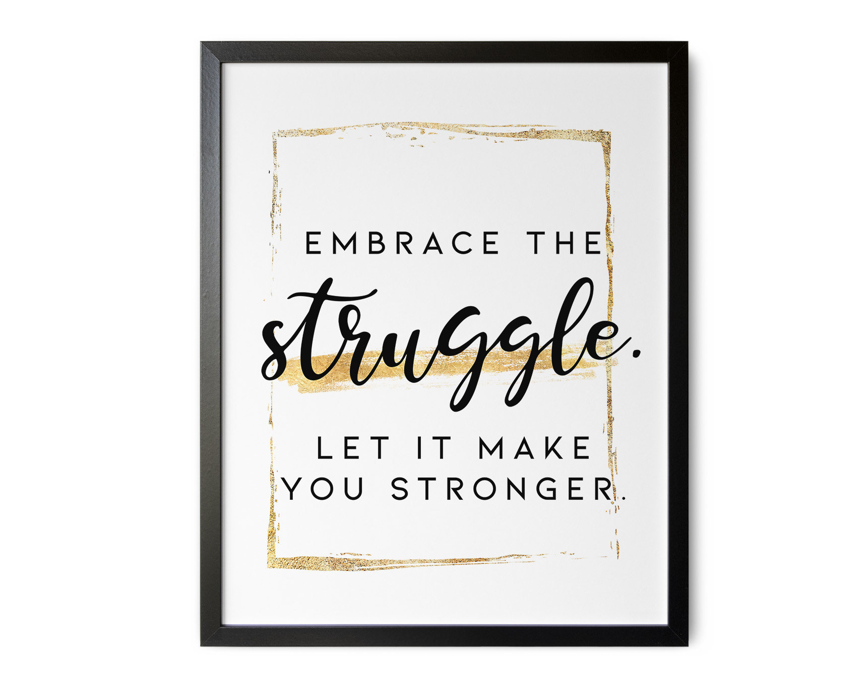 Gold Office Wall Art Prints Set of 3 Business Motivational Etsy