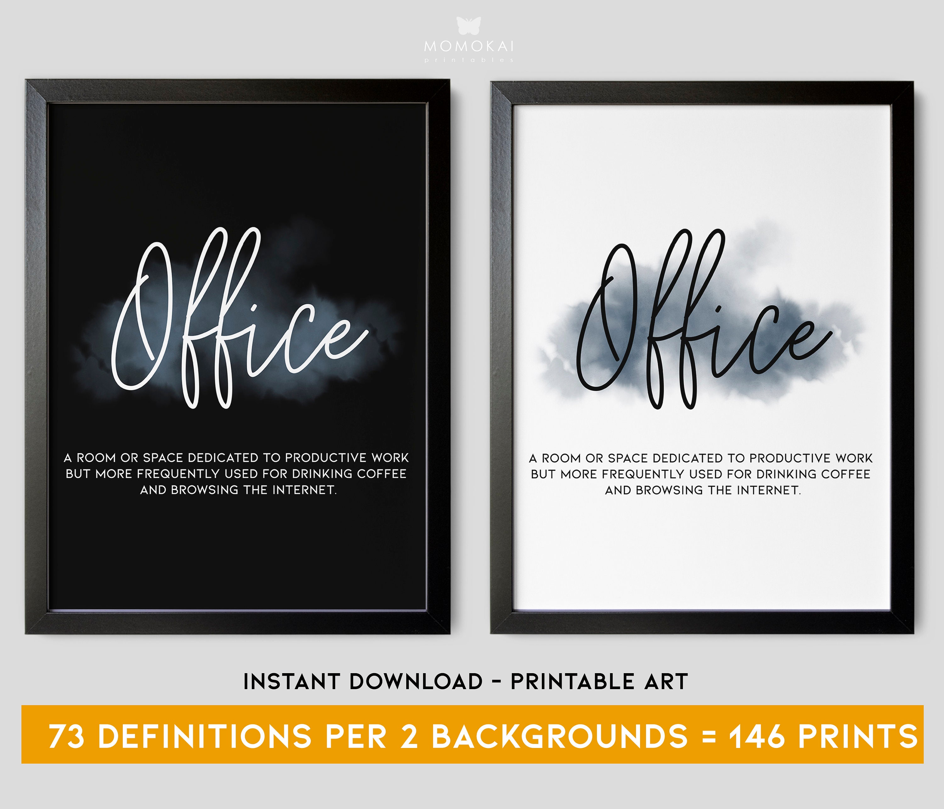 146 Funny Office Prints Bundle, Work Humor Wall Art, Coworker Gift ...