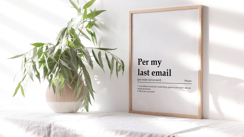 Funny Office Definitions Bundle – 100+ Work Prints for WFH, Burnout Relief & Positive Mindset image 6