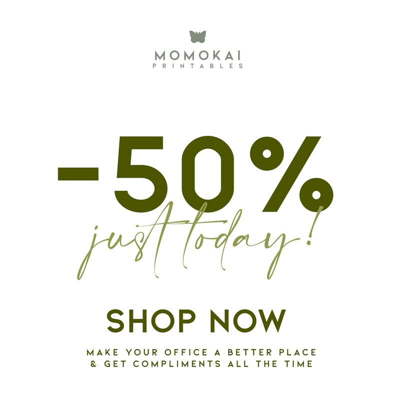 Home Office Motivational Wall Art Home Office Modern Set of 3 Etsy