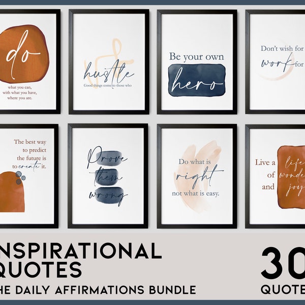Burnt Orange Quote Posters - Etsy