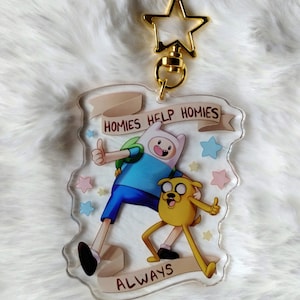 Adventure Time Acrylic Keychain