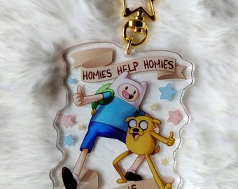Adventure Time Acrylic Keychain