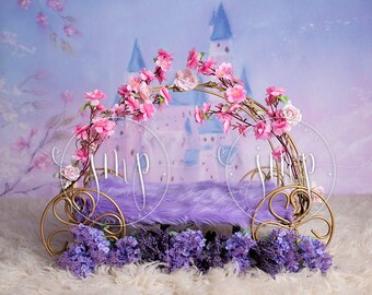 carriage and castles flower girl