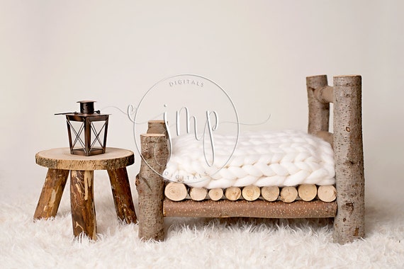 log baby bed