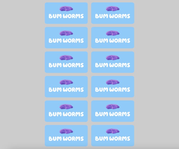 Bluey Bum Worms Scene