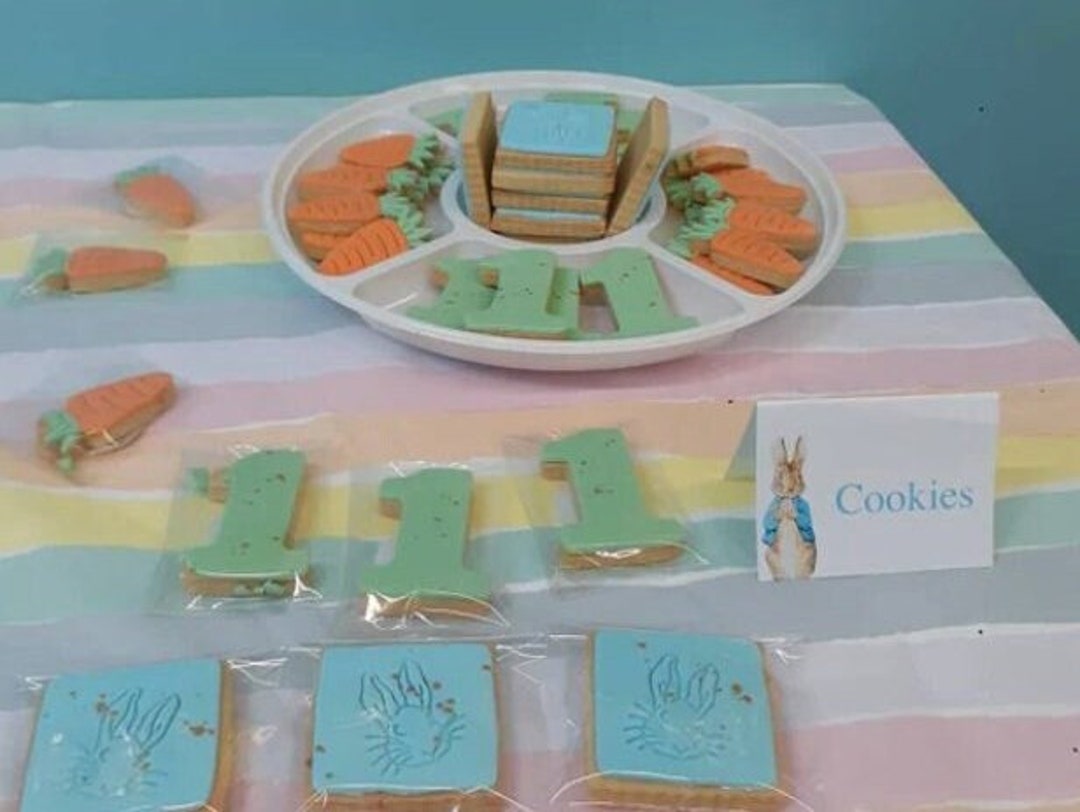 Peter Rabbit Inspired Food Tent Cards, Birthday Party Baby Shower ...