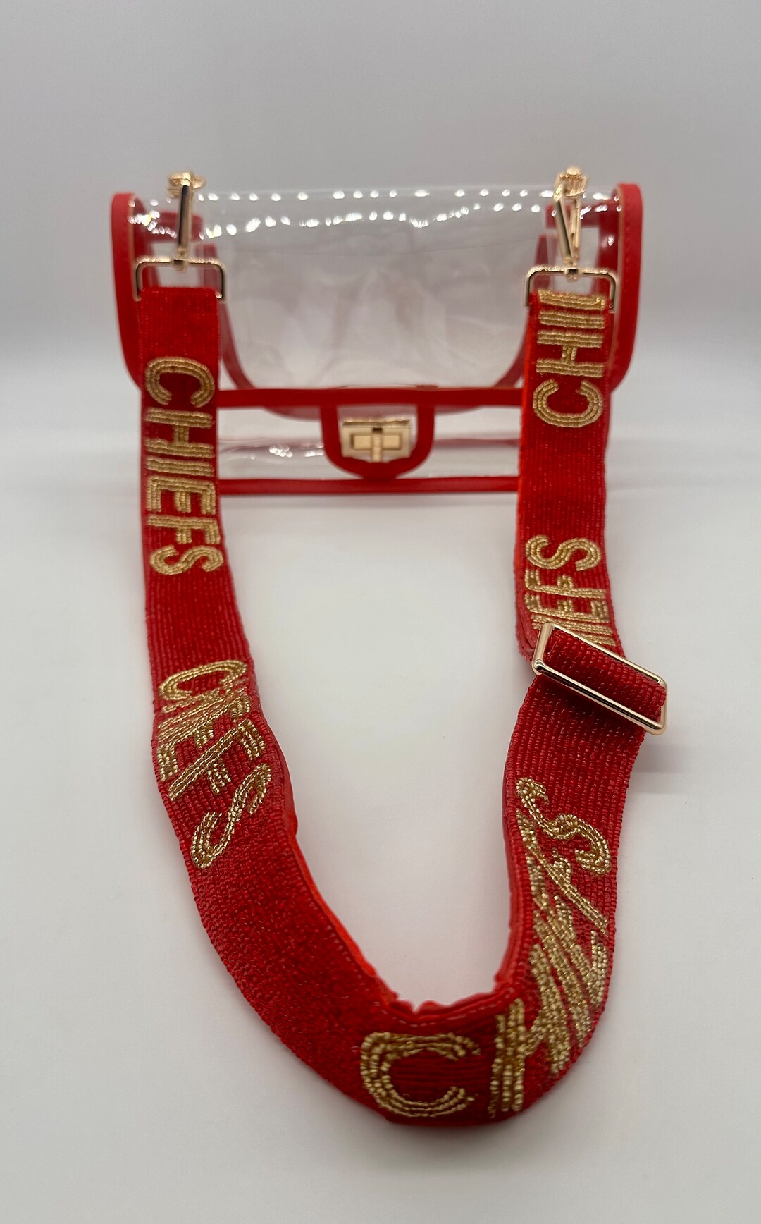 Chiefs Purse With TWO Straps TWO Detachable Crossbody Straps Included