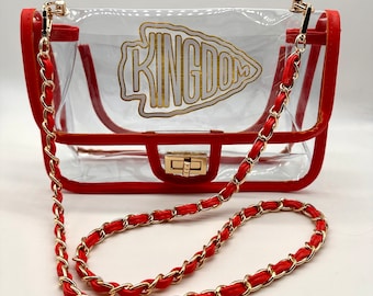 Kingdom Crossbody Clear Purse for Game Day