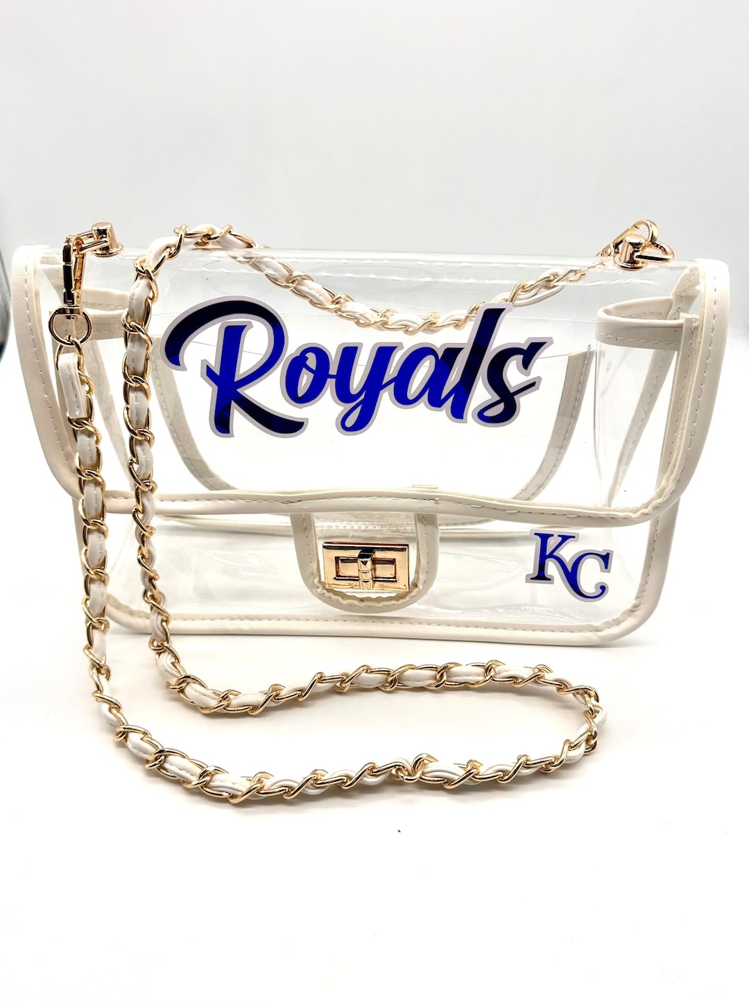 Kansas City Royals Bag. Crossbody Clear Purse. Stadium Approved