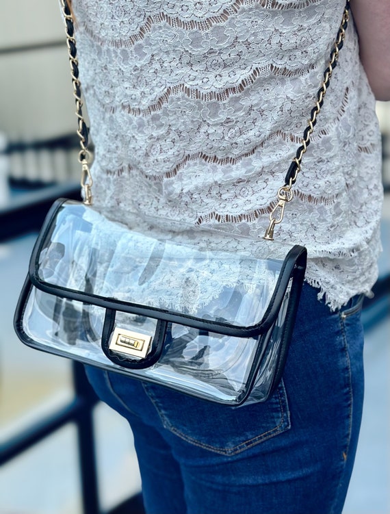 clear chanel bag stadium approved