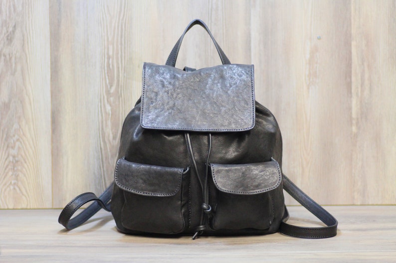 Italian Backpack made with genuine italian leather From the very heart of Italy Tuscany Unique and originale gift