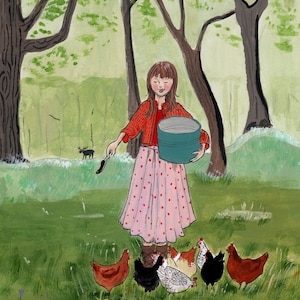 Poulets! - carte postale - carte de voeux
