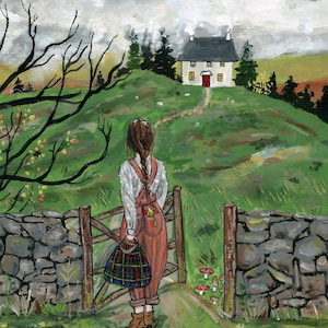 De retour à la maison - carte postale - Affiche d'art A4 (nouveau !)