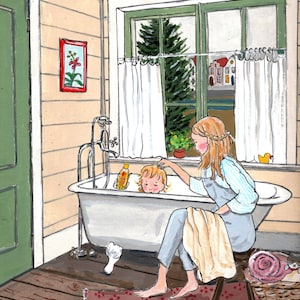 In Bath - cartolina/biglietto piegato/poster A4