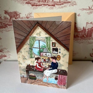 Dollhouse - Postcard / Folded Card - A4 Poster - Art Print - Etsy