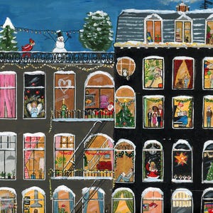 Casa de Natal 1 - escolha de cartão postal / cartão dobrado - Cartão de Natal - cartão de paisagem