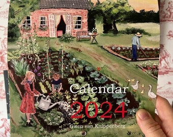 35% korting! - Jaarkalender 2024  - muurkalender - Year Calendar - MAXIMAAL 2 per order!