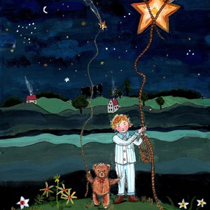 Sternenfänger - Postkarte / Kunstposter A4