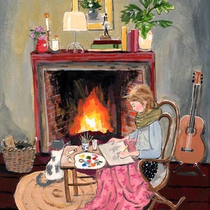 Home Sweet Home - cartolina/biglietto d'auguri piegato/poster artistico (A4)