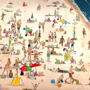 Giorno di spiaggia - cartolina