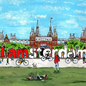 I amsterdam - gevouwen kaart