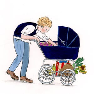 Papà! - cartolina - neo-papà - giovane padre - biglietto di auguri per neonati - NUOVO
