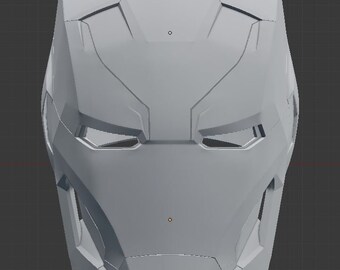 iron man helmet 3d