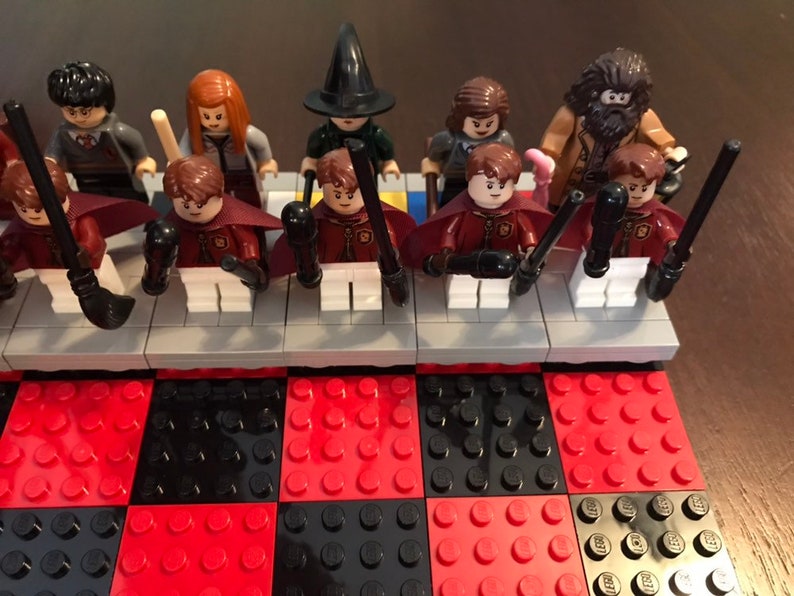 Harry Potter Lego Chess Set Voldemort Dumbledore Wizard | Etsy