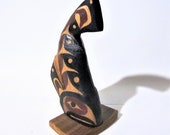 Kwakiutl First Nation 39 39 Salmon 39 39 Cedar Wood Totem Pole Carving West Coast Native Indigenous Art