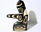 Kwakiutl First Nation 39 39 Orca 39 39 Cedar Wood Totem Pole Carving West Coast Native Indigenous Art