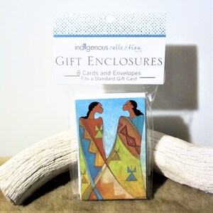 Sioux First Nation '' Friends '' Geschenkboxen Set mit 8 Karten und Umschlägen Native Indigenous Art