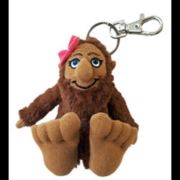 Pacific North West Coast 'SHESQUATCH' Plushy Zipper Pull / Key Chain