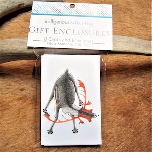 Inuit Nation '' Shedding the Velvet '' Geschenkverpackungen Set mit 8 Karten und Umschlägen Native Indigenous Art