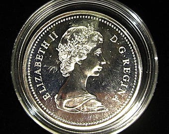 1974 Canada Winnipeg 100th Anniversary Silver Dollar Uncirculated