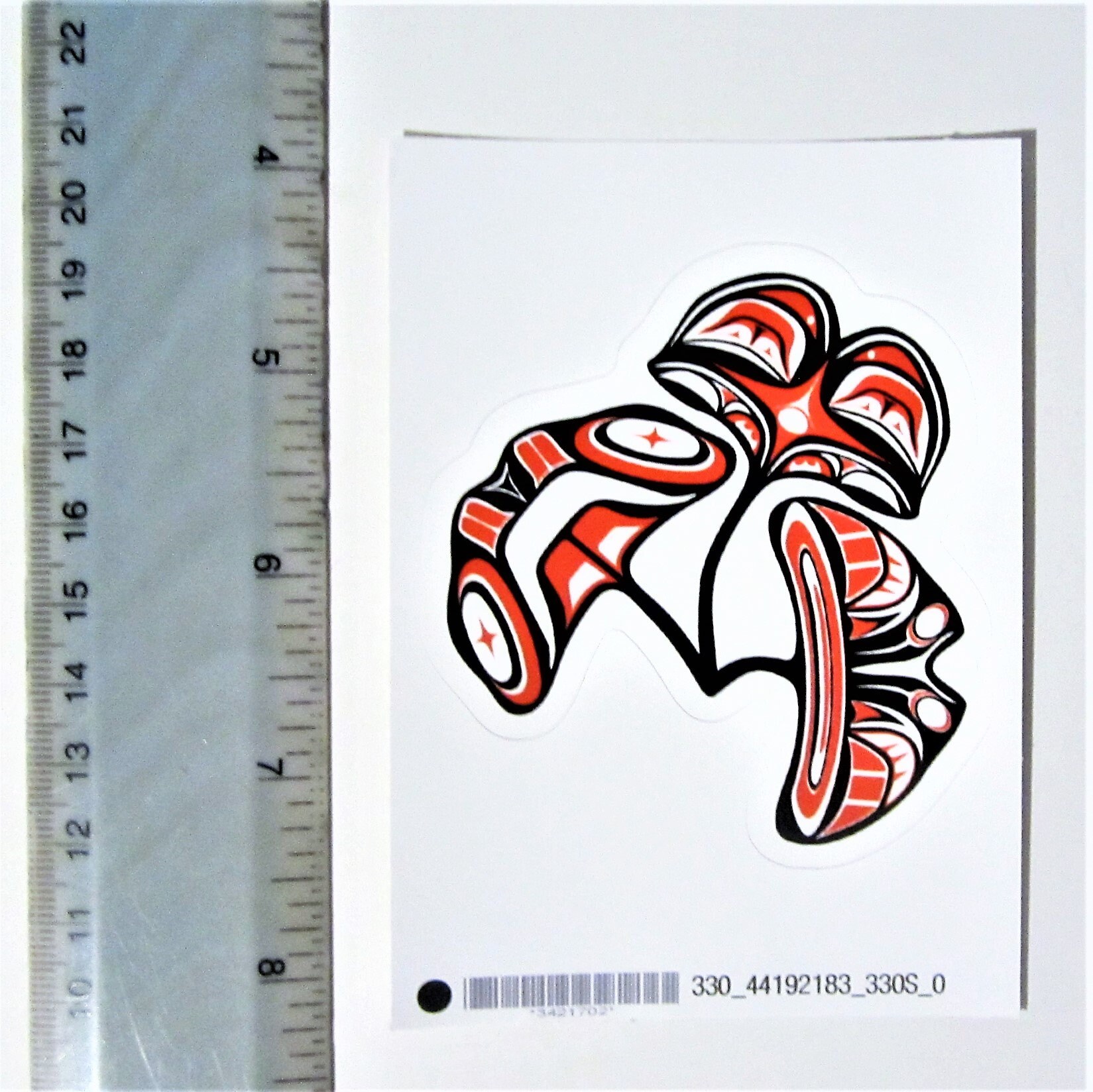 First Nations Sticker Pacific North West Coast First Nations 'gingko' Sticker Decal Native ...