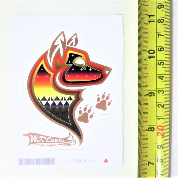 First Nations 'coyote Spirit' Sticker Decal West Coast Native Indigenous Art  - Etsy Canada