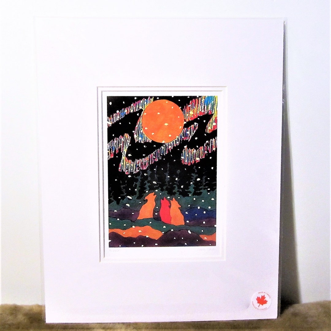 Metis Northern First Nations 'aurora' Contemporary Sub Arctic Native ...