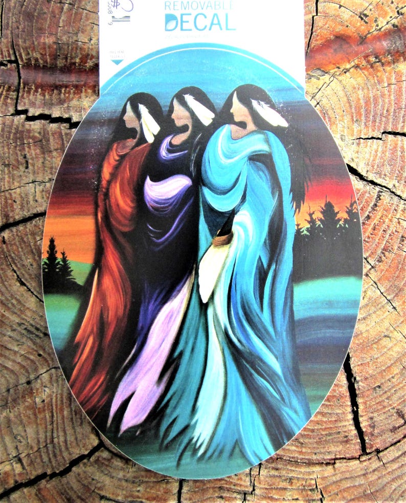 Cree First Nation ''three Sisters'' Vinyl Sticker Decal 6'' Sub Arctic ...
