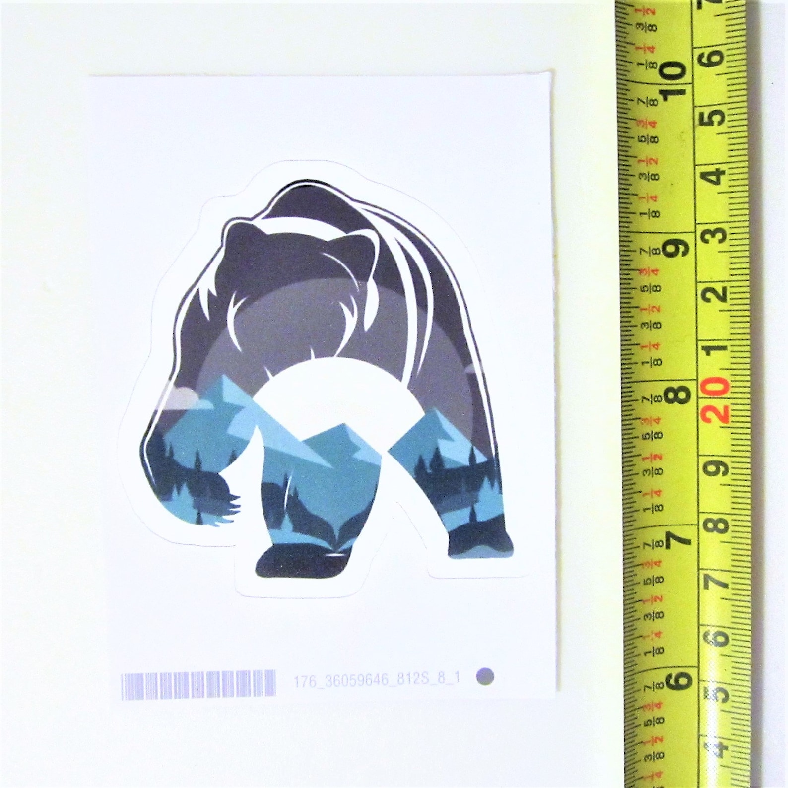 First Nations 'landscape Bear' Sticker Decal Pacific Etsy