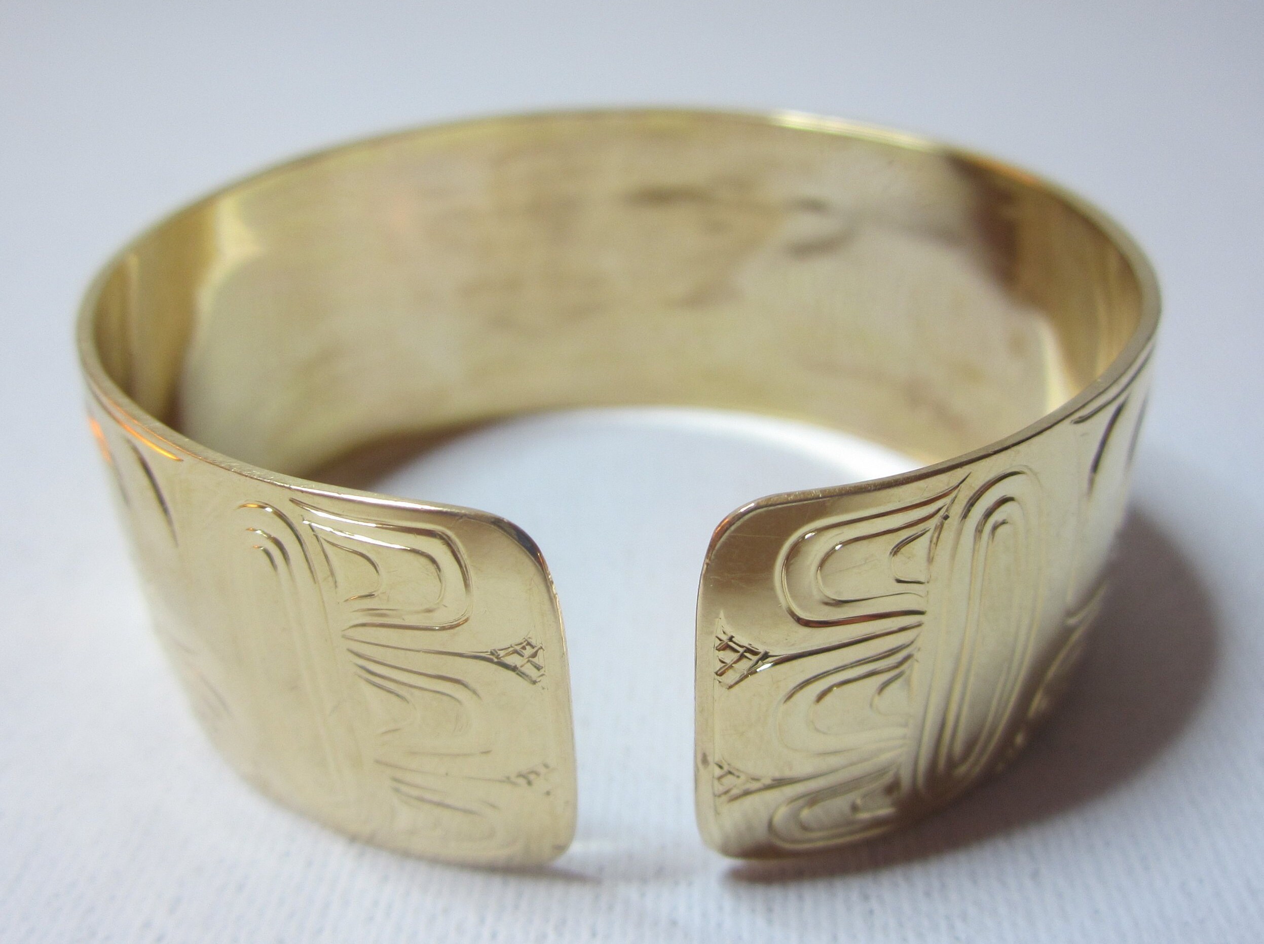 Haida First Nation 18k Solid Gold 'thunderbird & Eagle