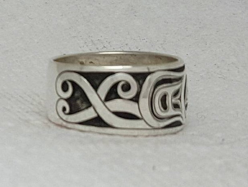 Namgis Sterling Silver Octopus West Coast First Nation Indian Art Jewelry