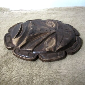 Nuu Chah Nulth First Nation 'sun' Cedar Wood Carving Pacific North West ...